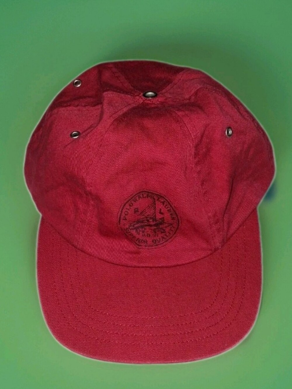 90s 6 Panel Ralph Lauren Vintage Sailing Hat Cap Roe Beach Sporte